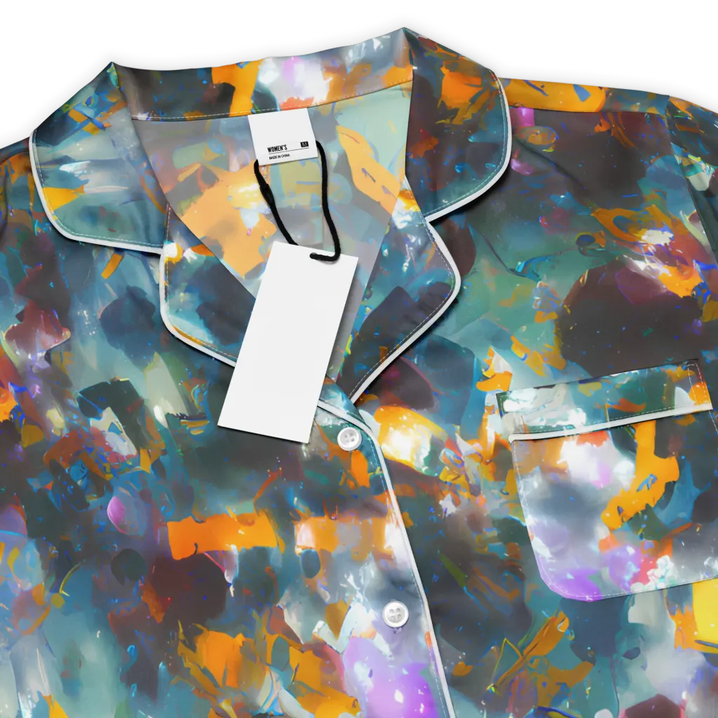 Abyssal Sparks on Women's Short Sleeve Pajama Top — Product details