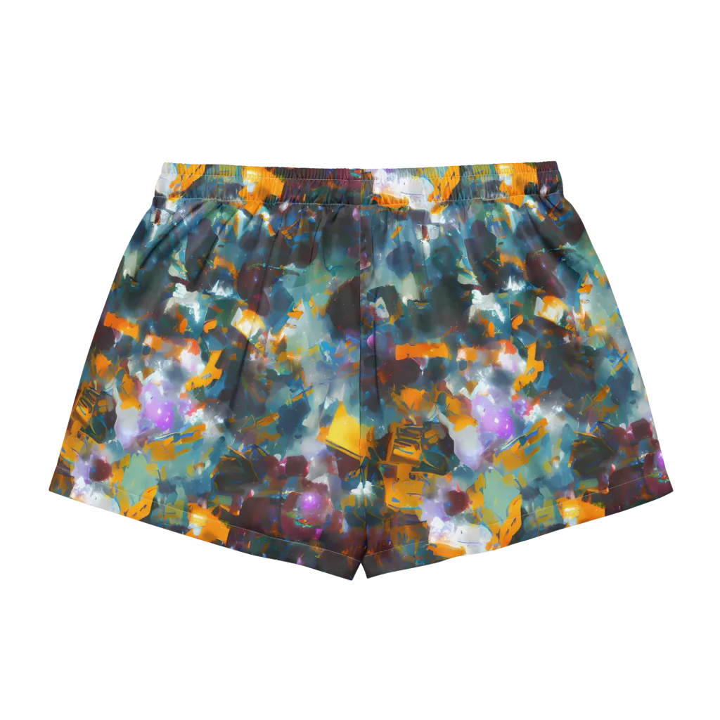 Abyssal Sparks on Women's Pajama Shorts — Back