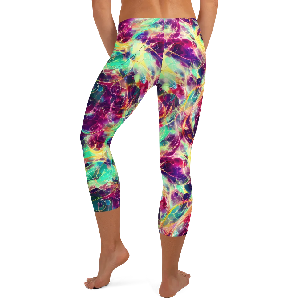 Velvet Radiance on Capri Leggings — Back