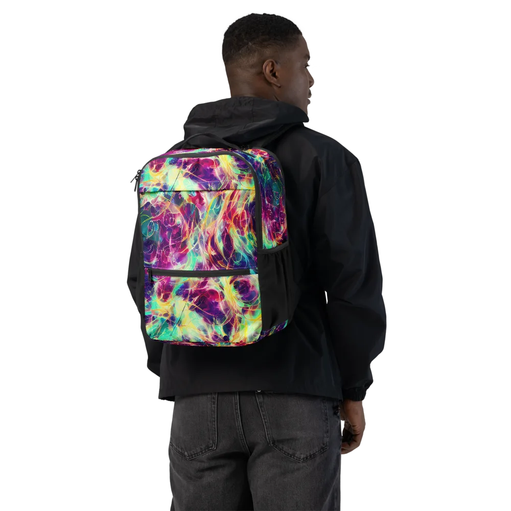 Velvet Radiance on Utility Backpack — Back