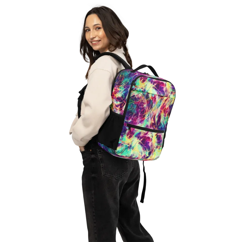 Velvet Radiance on Utility Backpack — Back
