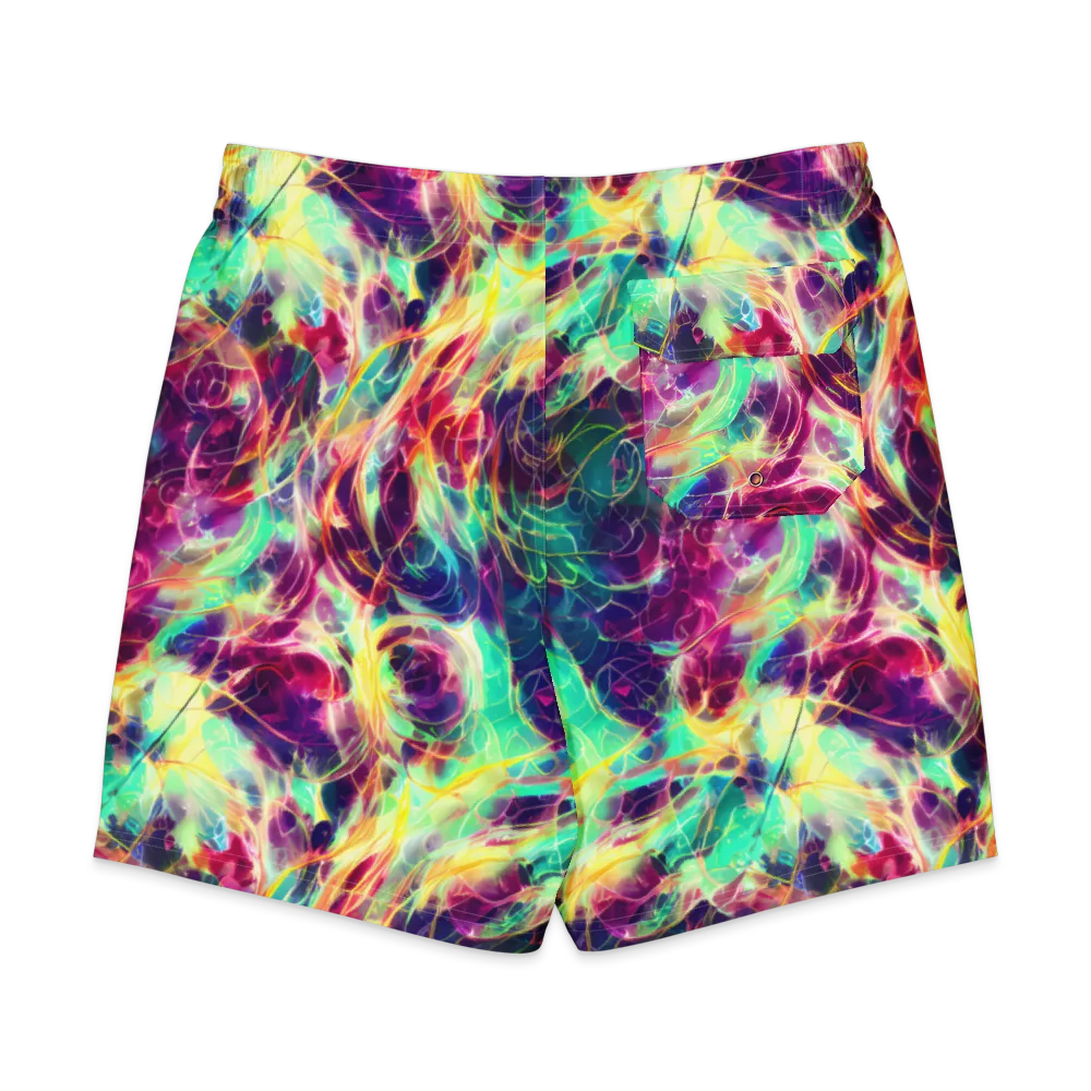Velvet Radiance on Men's Board Shorts — Back