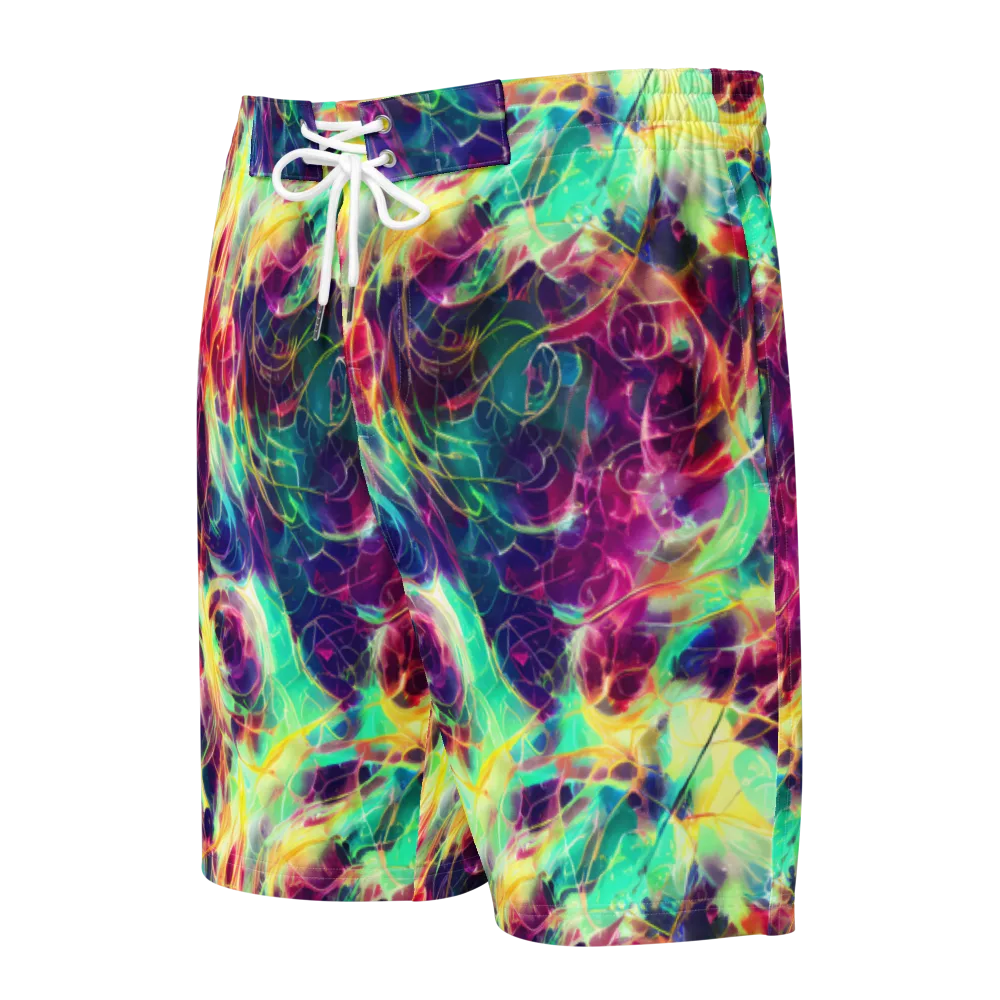 Velvet Radiance on Men's Board Shorts — Front