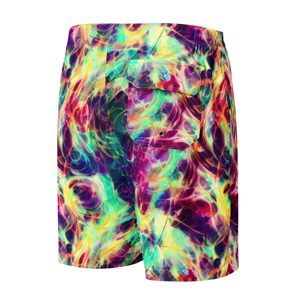 Velvet Radiance on Men's Board Shorts — Back
