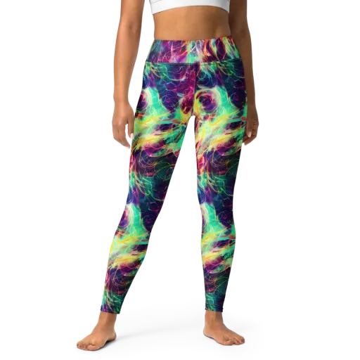Velvet Radiance on a Yoga Leggings