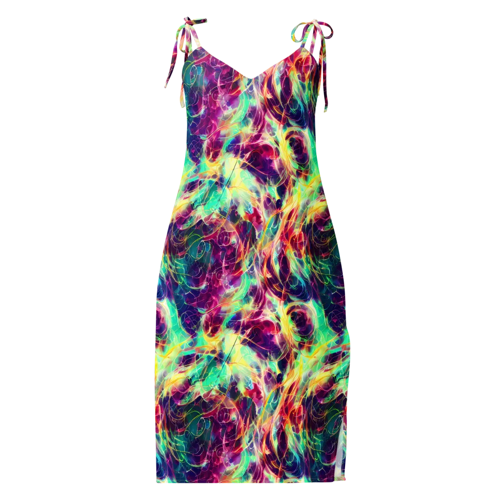 Velvet Radiance on Slip Dress — Front