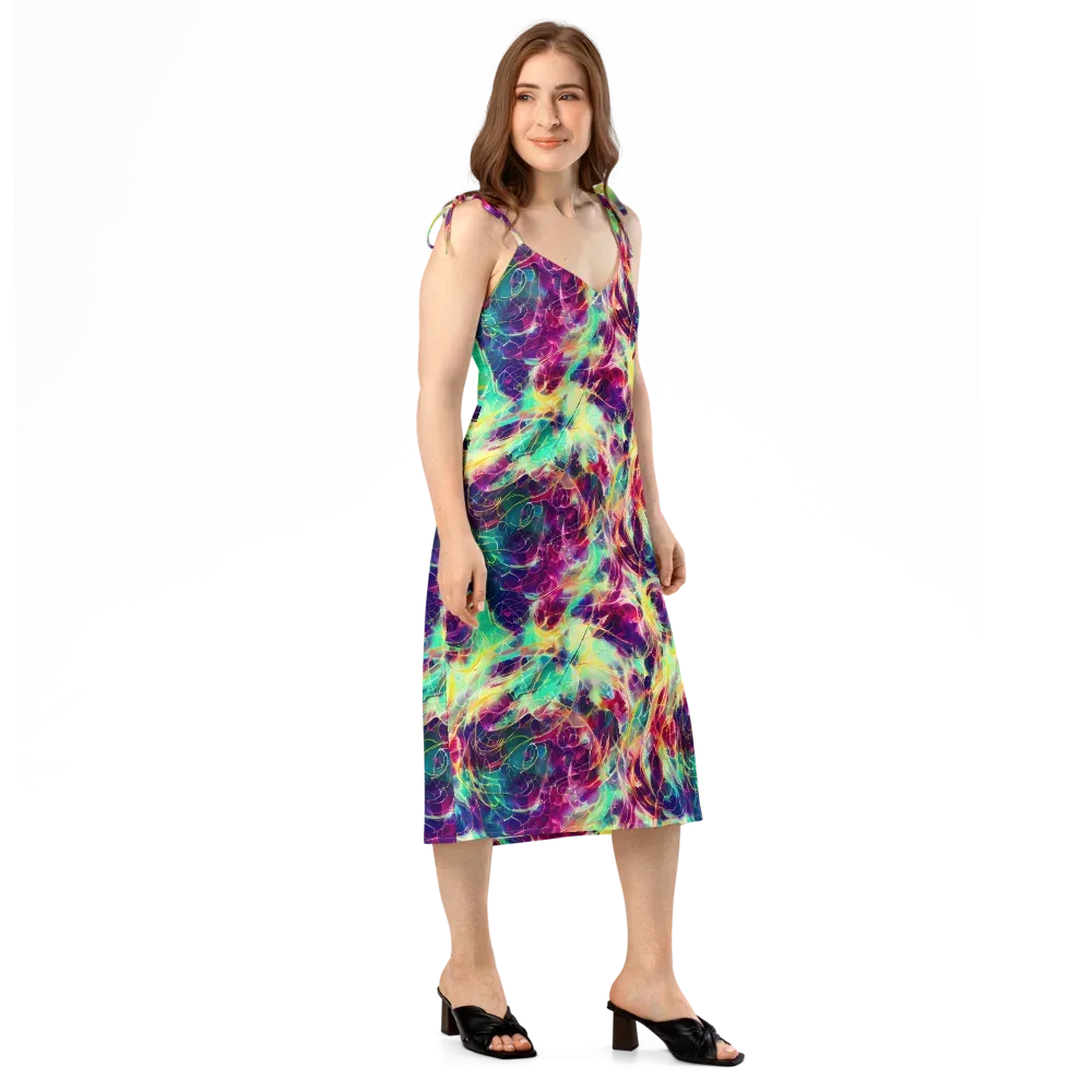 Velvet Radiance on Slip Dress — Right Front