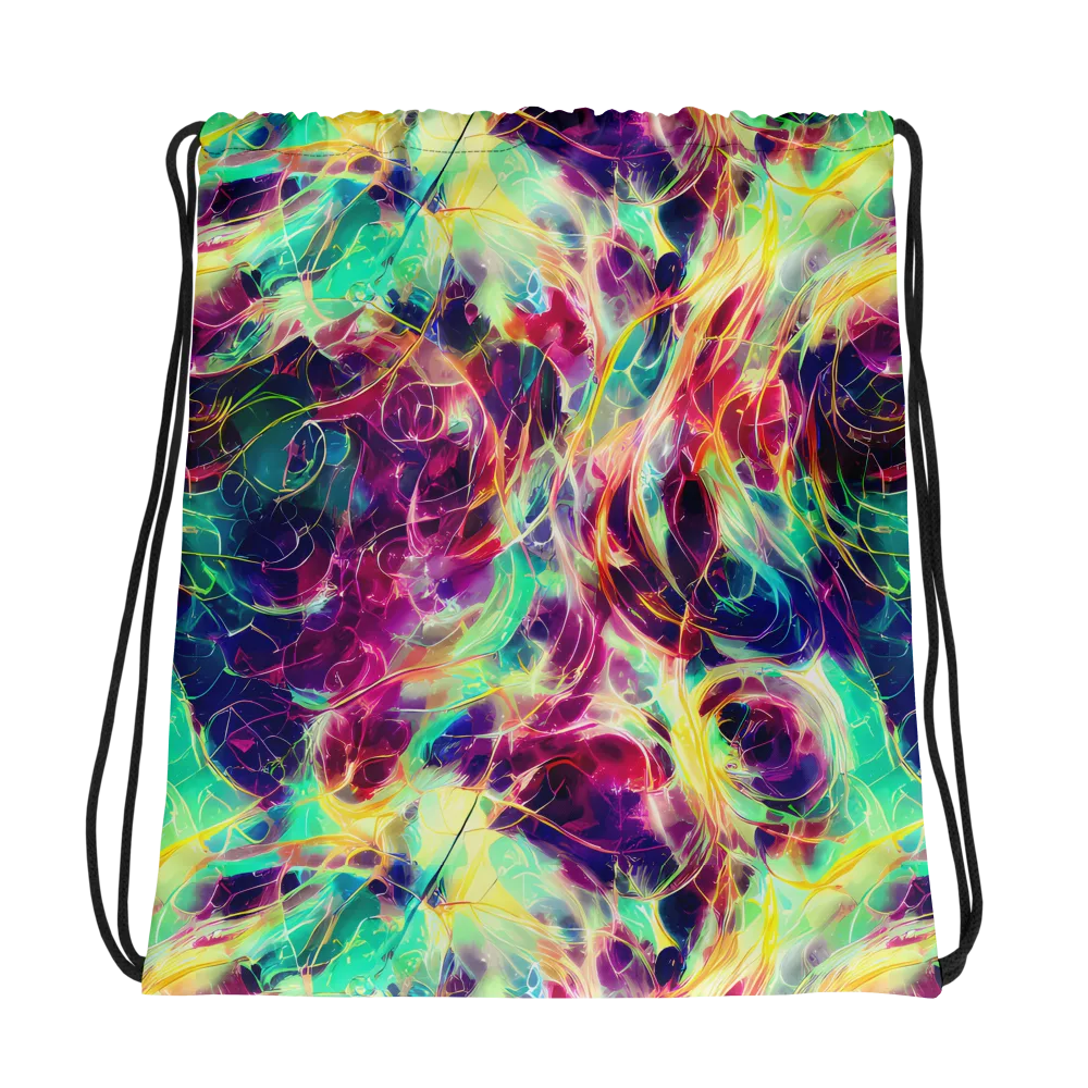 Velvet Radiance on Drawstring Bag — Photo