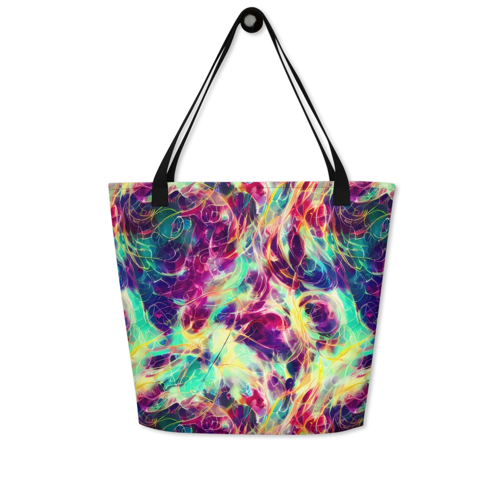 Velvet Radiance on Large Tote Bag W/ Pocket — Front