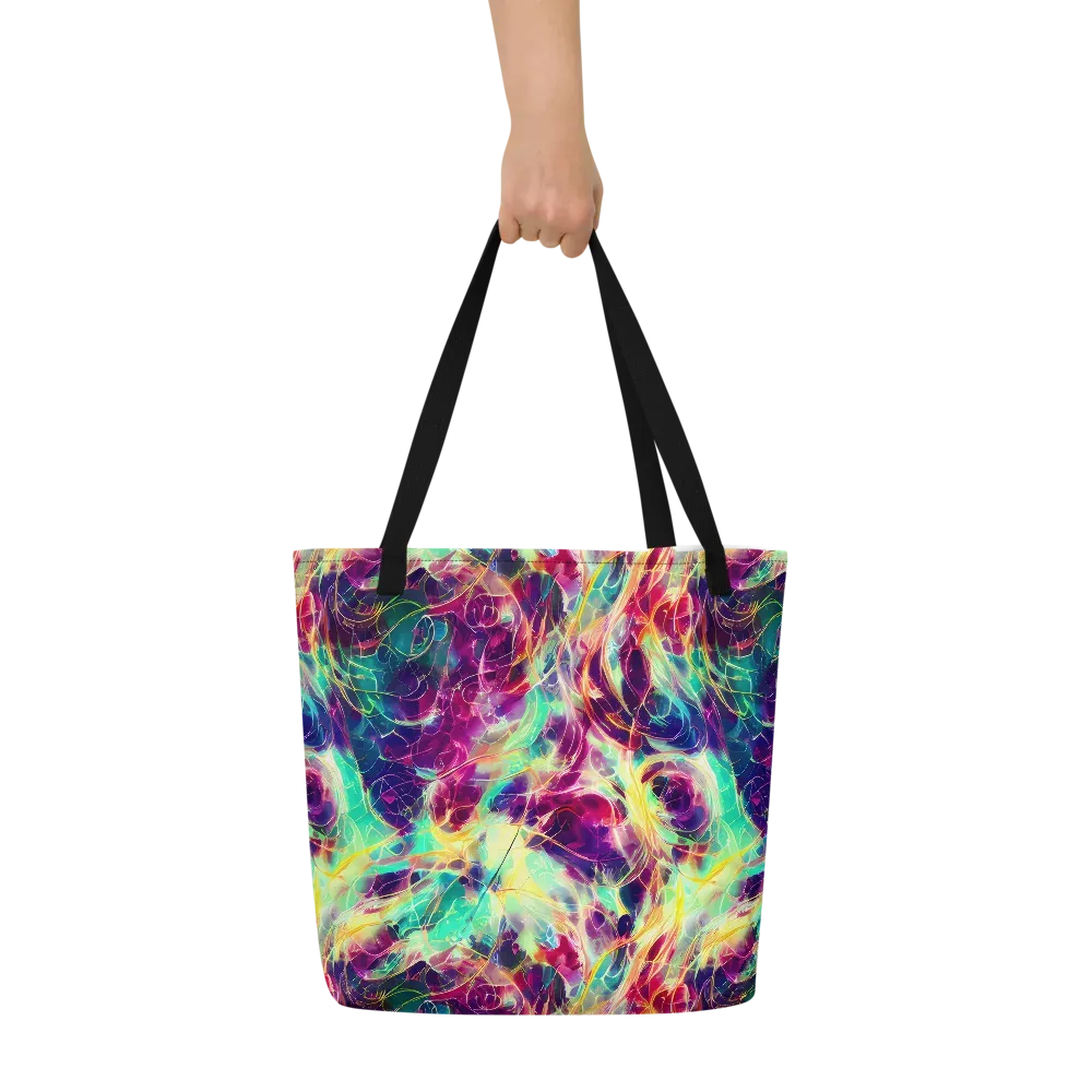 Velvet Radiance on Large Tote Bag W/ Pocket — Front