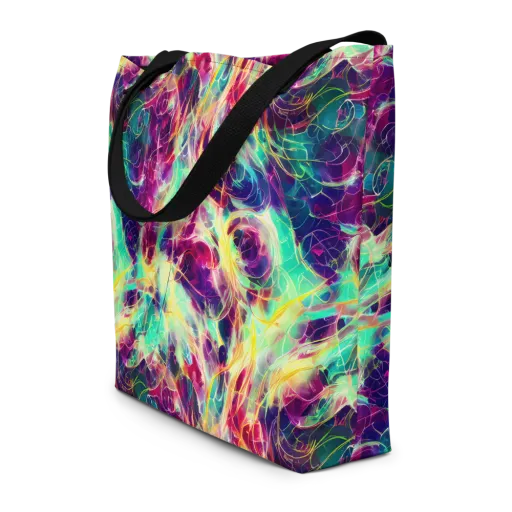 Velvet Radiance on a Large Tote Bag W/ Pocket