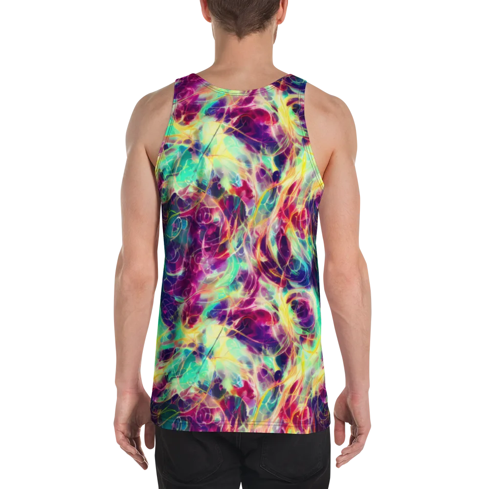Velvet Radiance on Men's Tank Top — Back