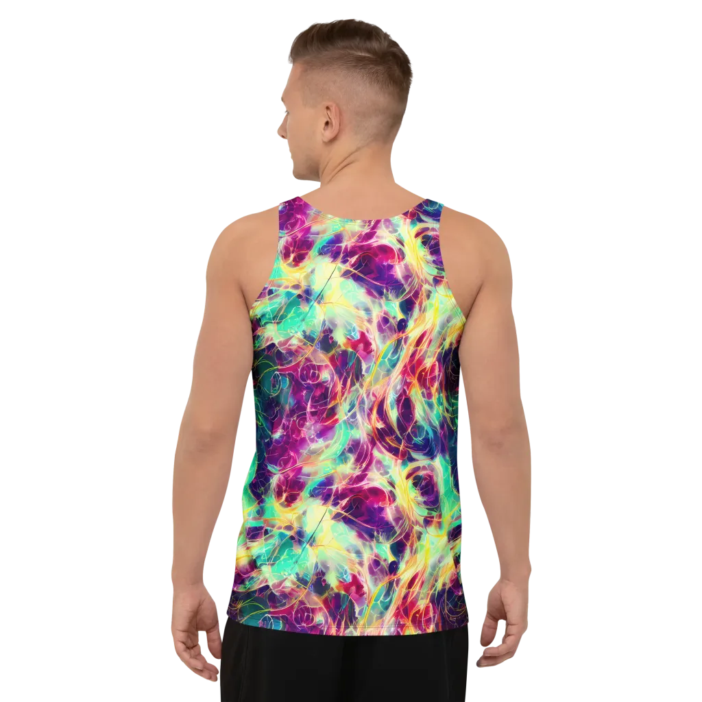 Velvet Radiance on Men's Tank Top — Back