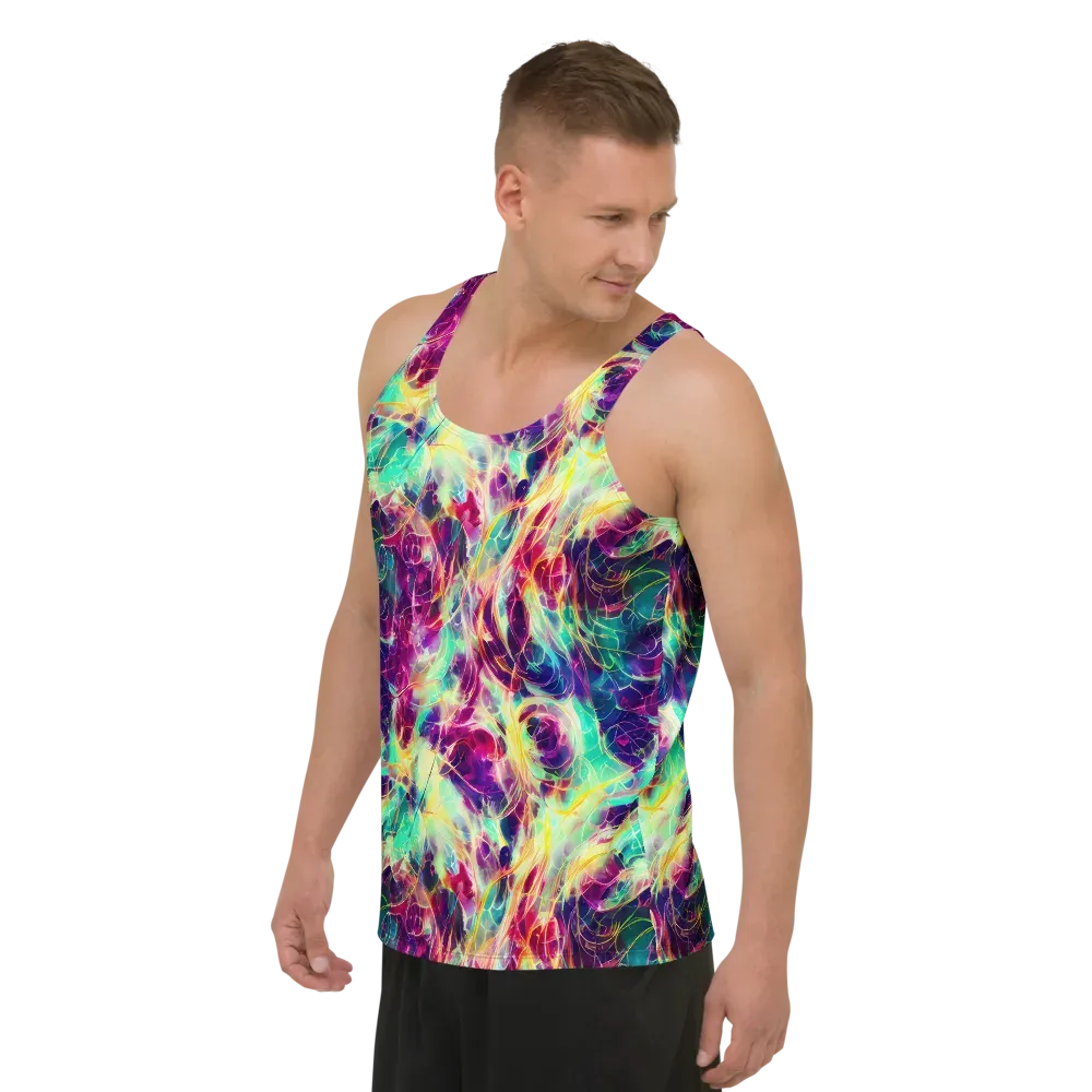 Velvet Radiance on Men's Tank Top — Left Front