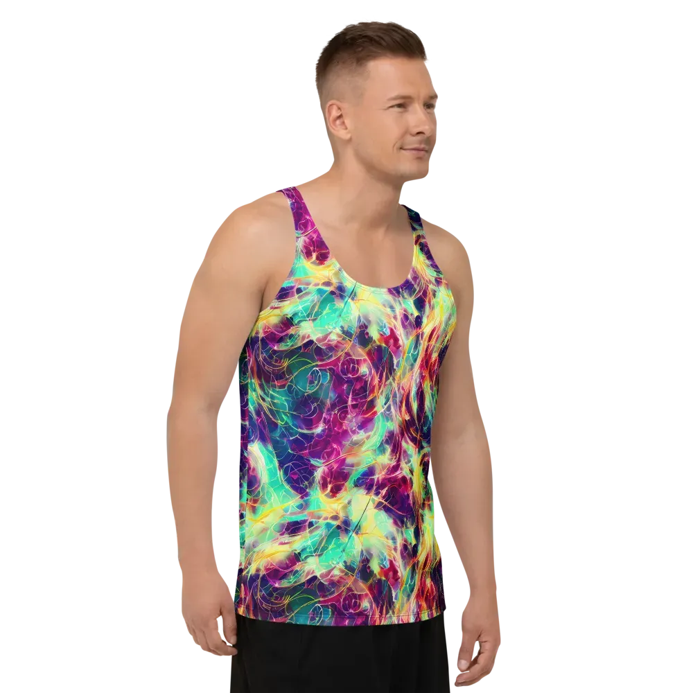 Velvet Radiance on Men's Tank Top — Right Front