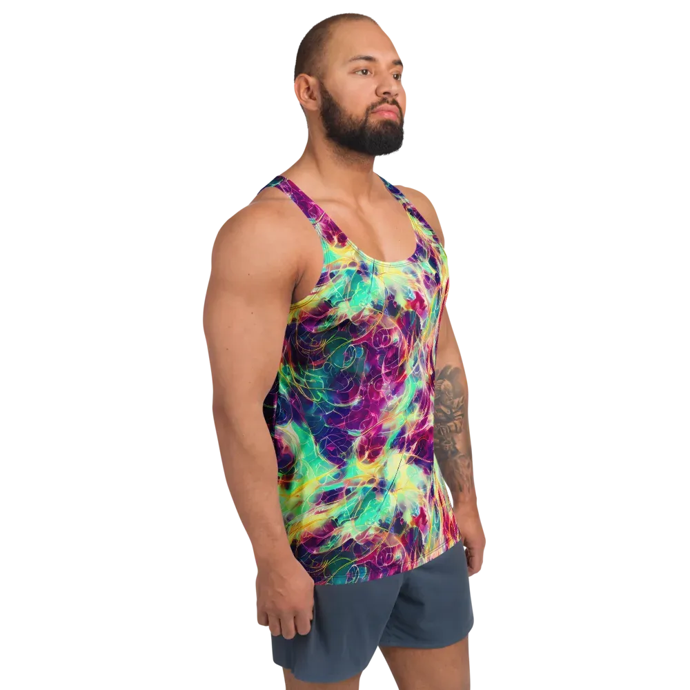 Velvet Radiance on Men's Tank Top — Right Front