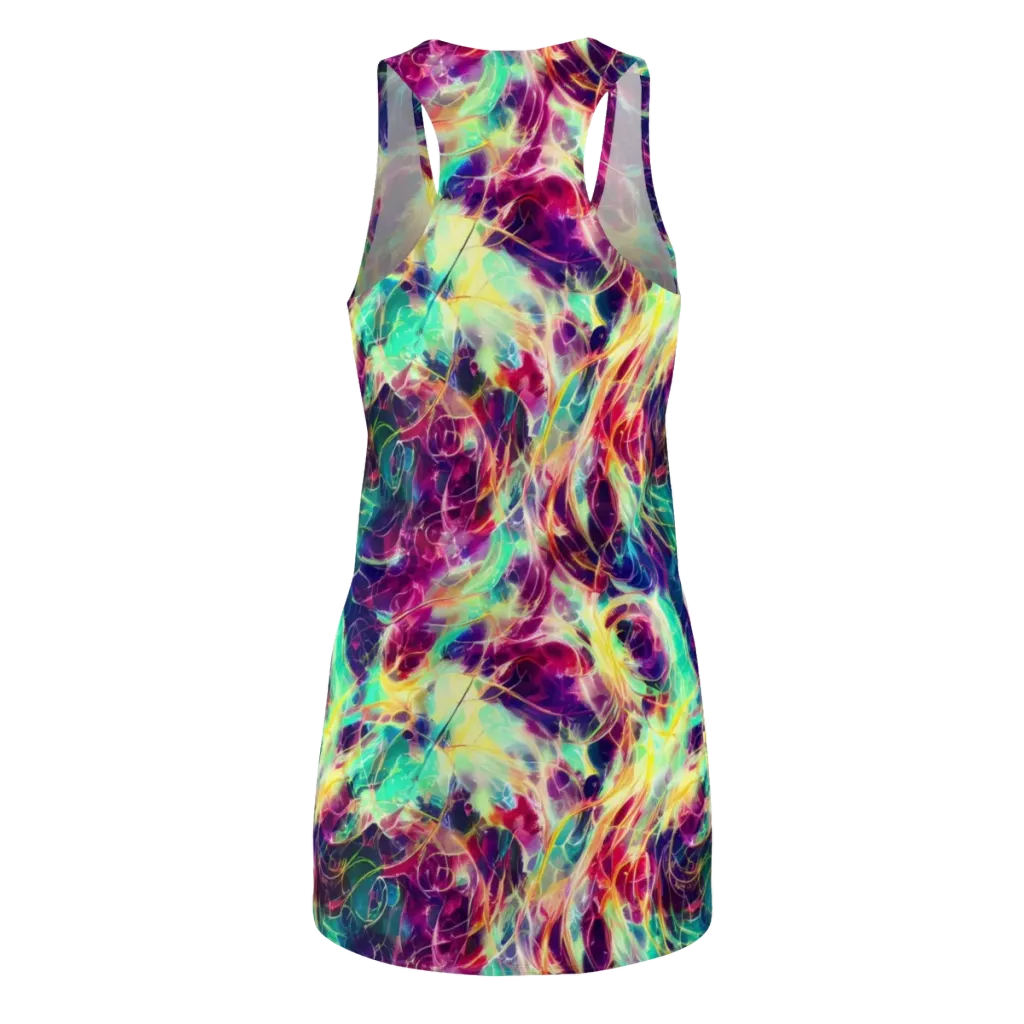 Velvet Radiance on Racerback Dress — Back