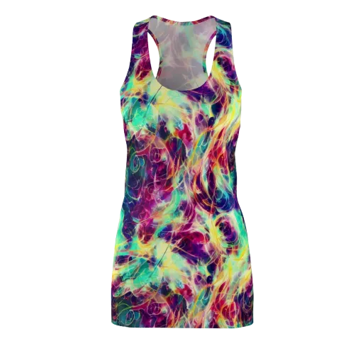 Velvet Radiance on a Racerback Dress
