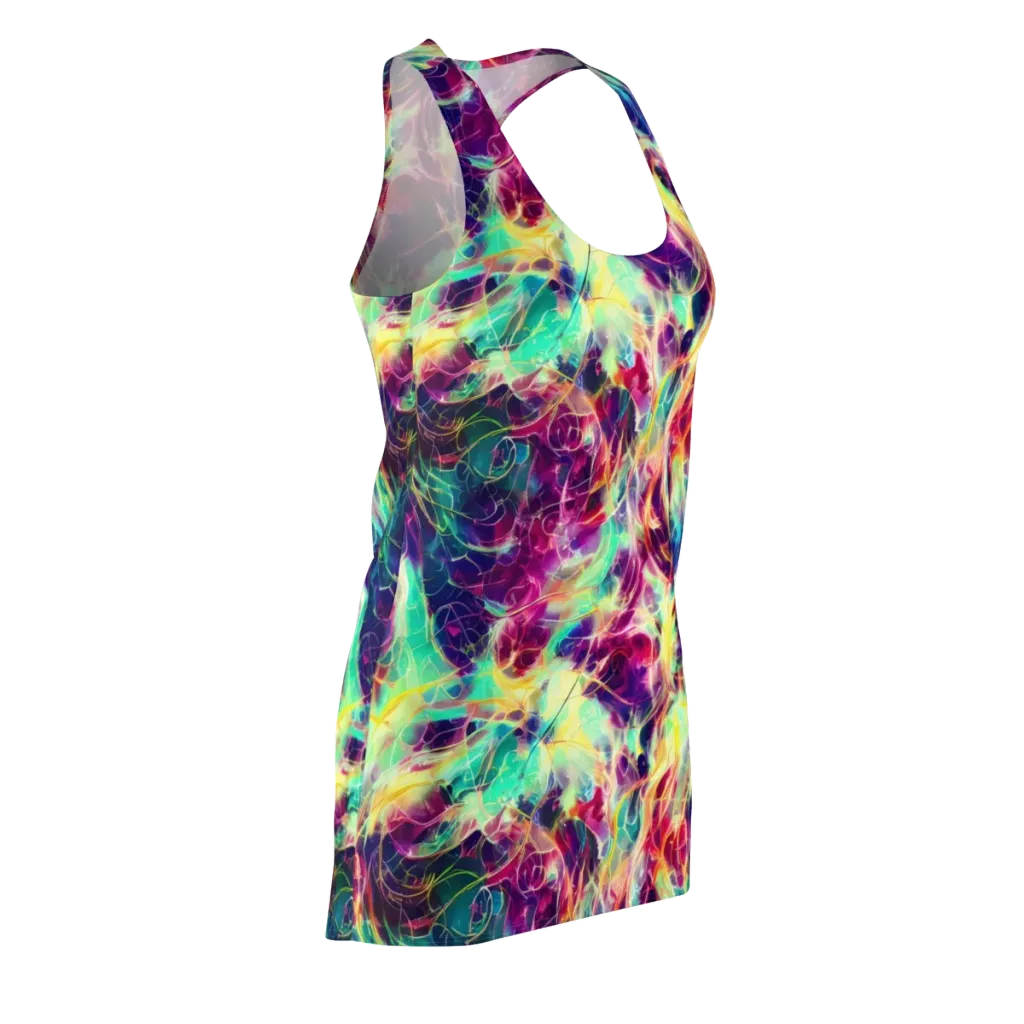Velvet Radiance on Racerback Dress — Front Side