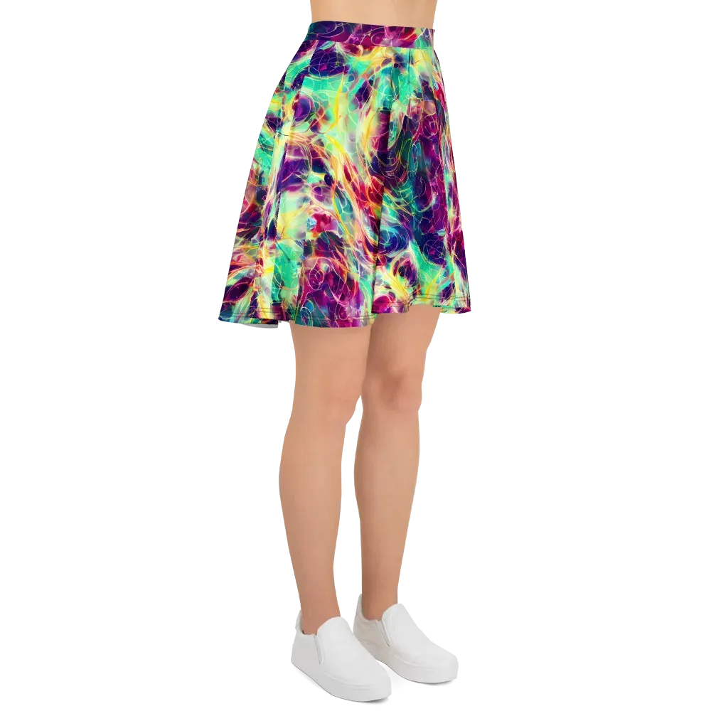 Velvet Radiance on Skater Skirt — Right