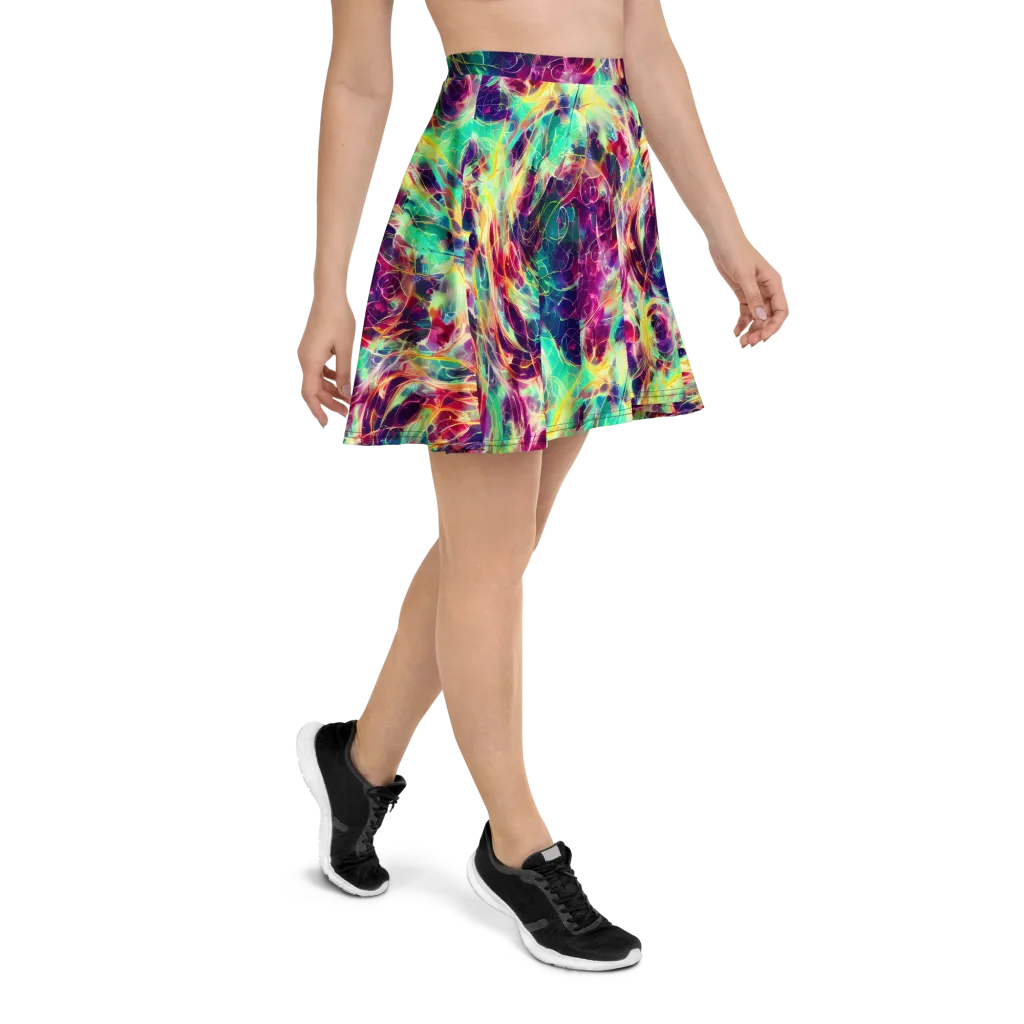 Velvet Radiance on Skater Skirt — Right