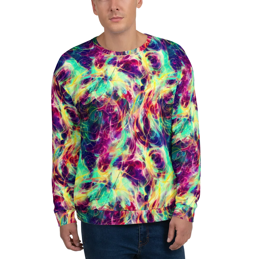 Velvet Radiance on Sweatshirt — Front