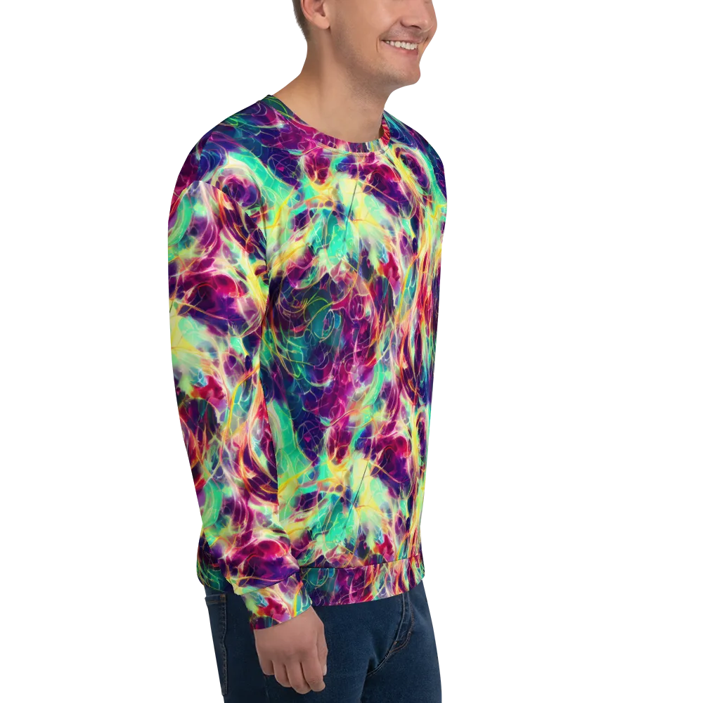 Velvet Radiance on Sweatshirt — Right Front