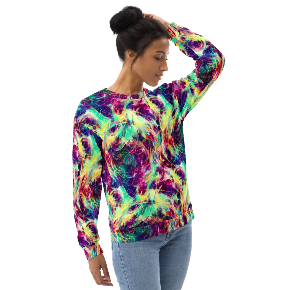 Velvet Radiance on Sweatshirt — Right Front