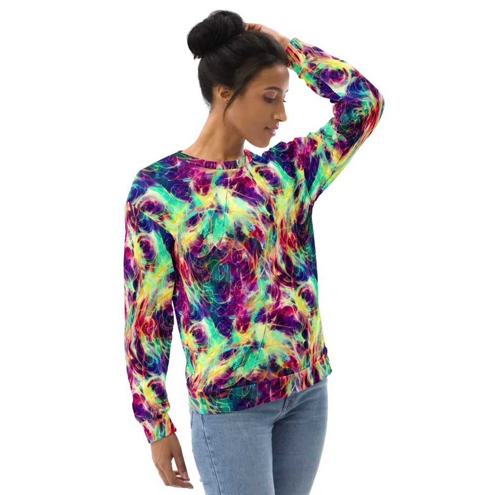 Velvet Radiance on Sweatshirt — Right Front