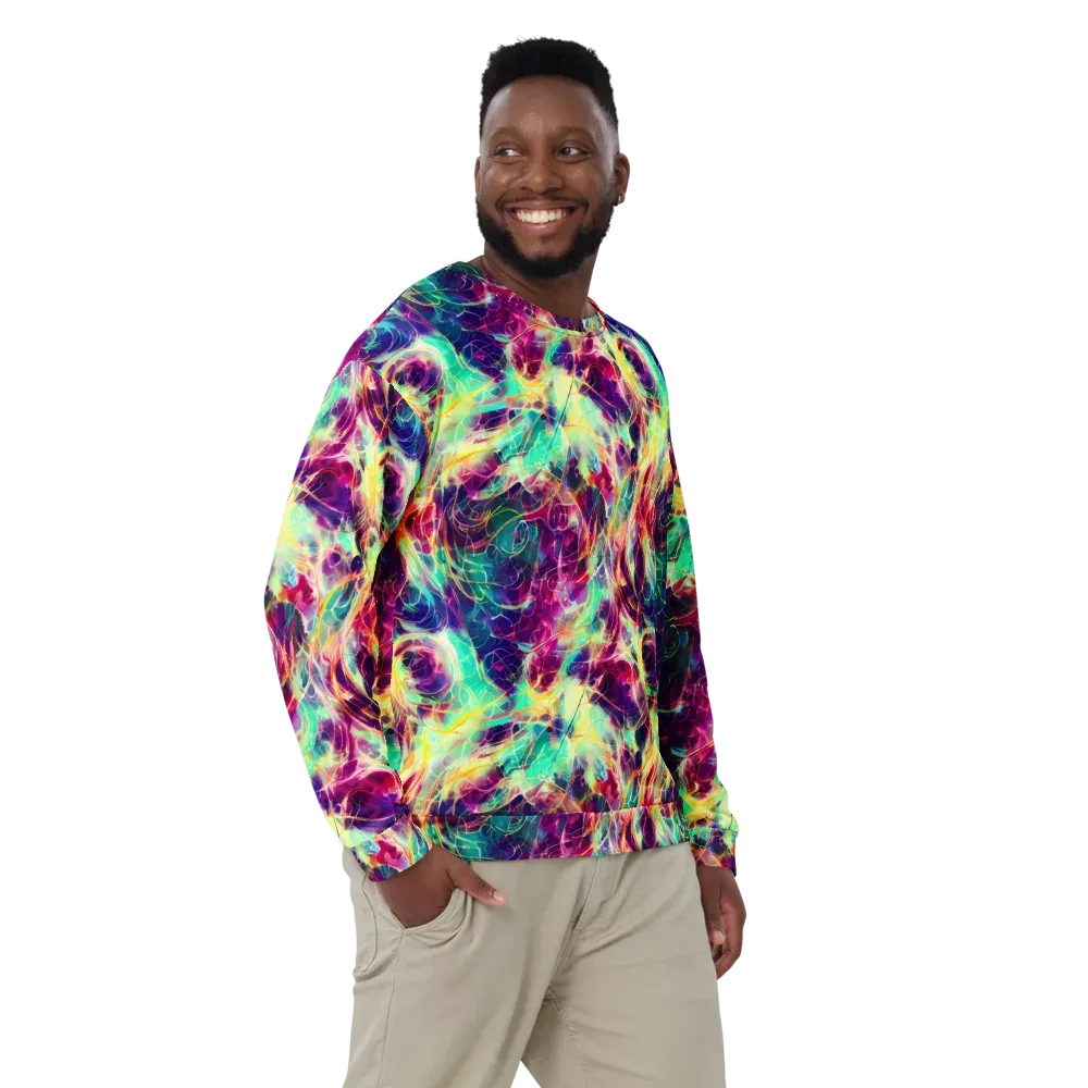 Velvet Radiance on Sweatshirt — Front