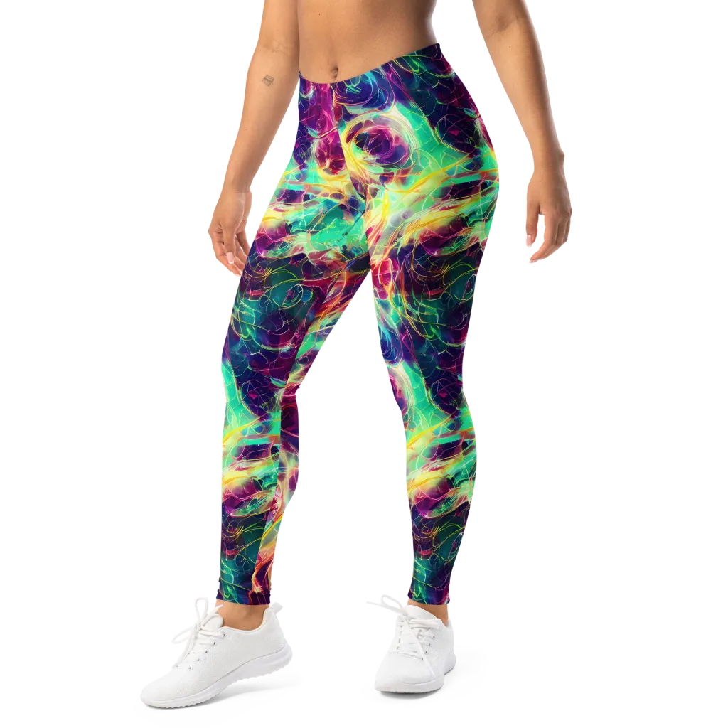 Velvet Radiance on Leggings — Left Front