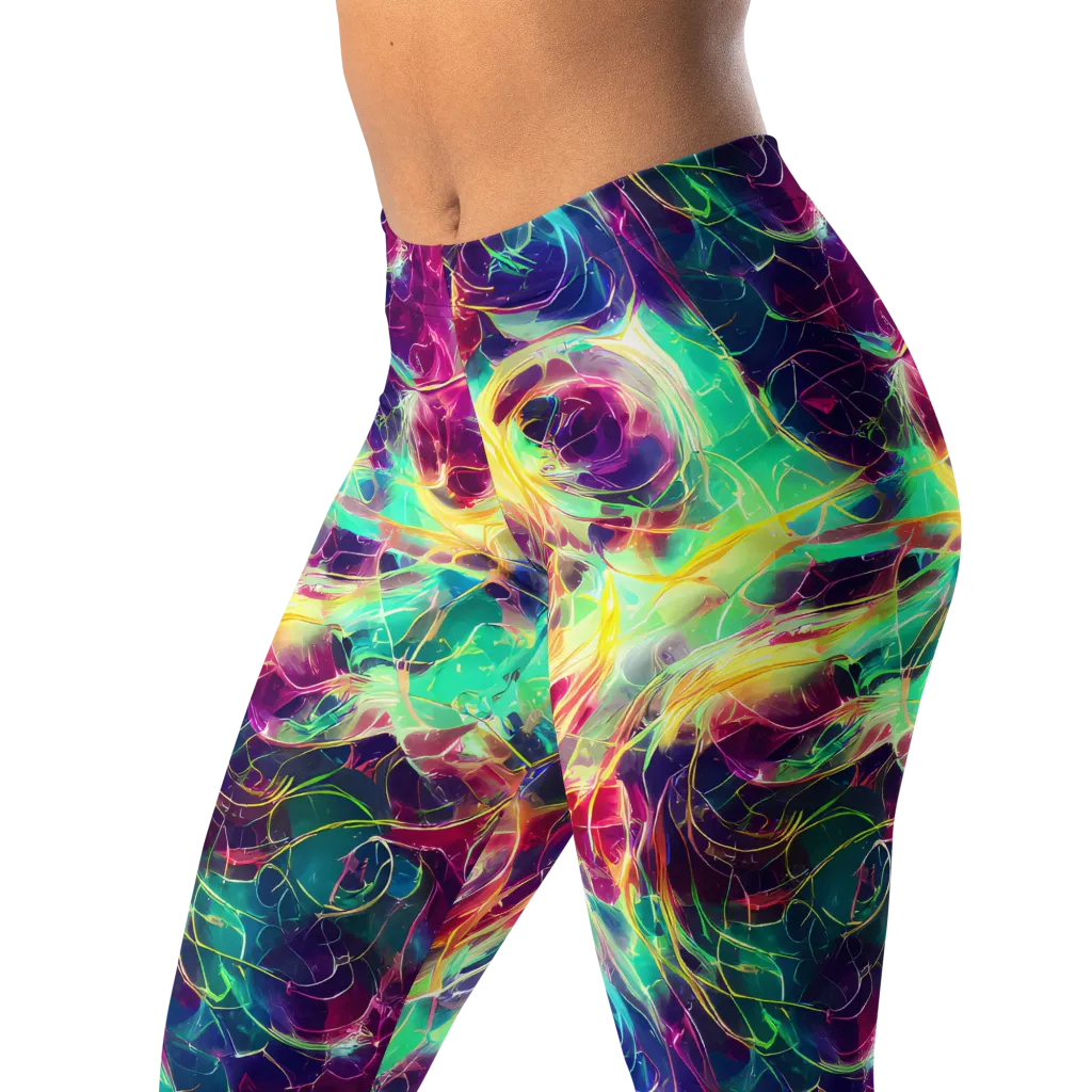Velvet Radiance on Leggings — Left Front