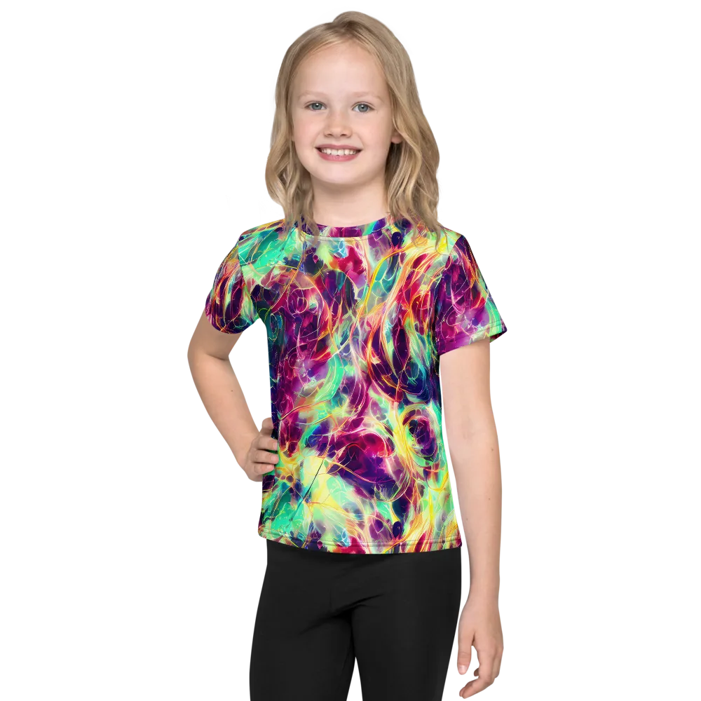 Velvet Radiance on Kids Crew Neck T-Shirt — Front
