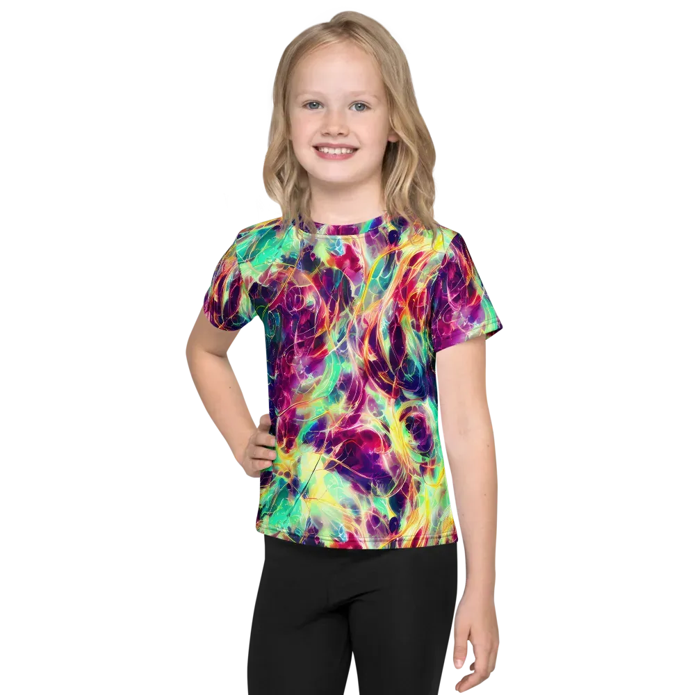 Velvet Radiance on Kids Crew Neck T-Shirt — Front