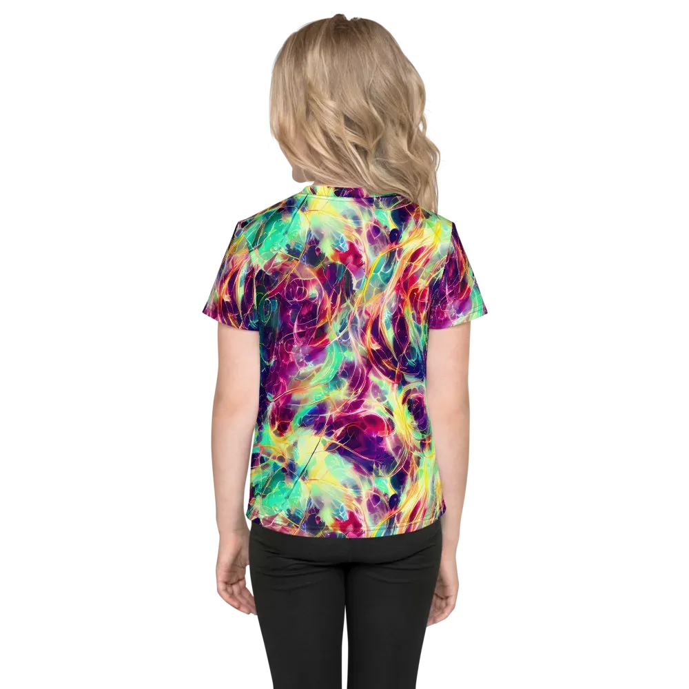 Velvet Radiance on Kids Crew Neck T-Shirt — Back