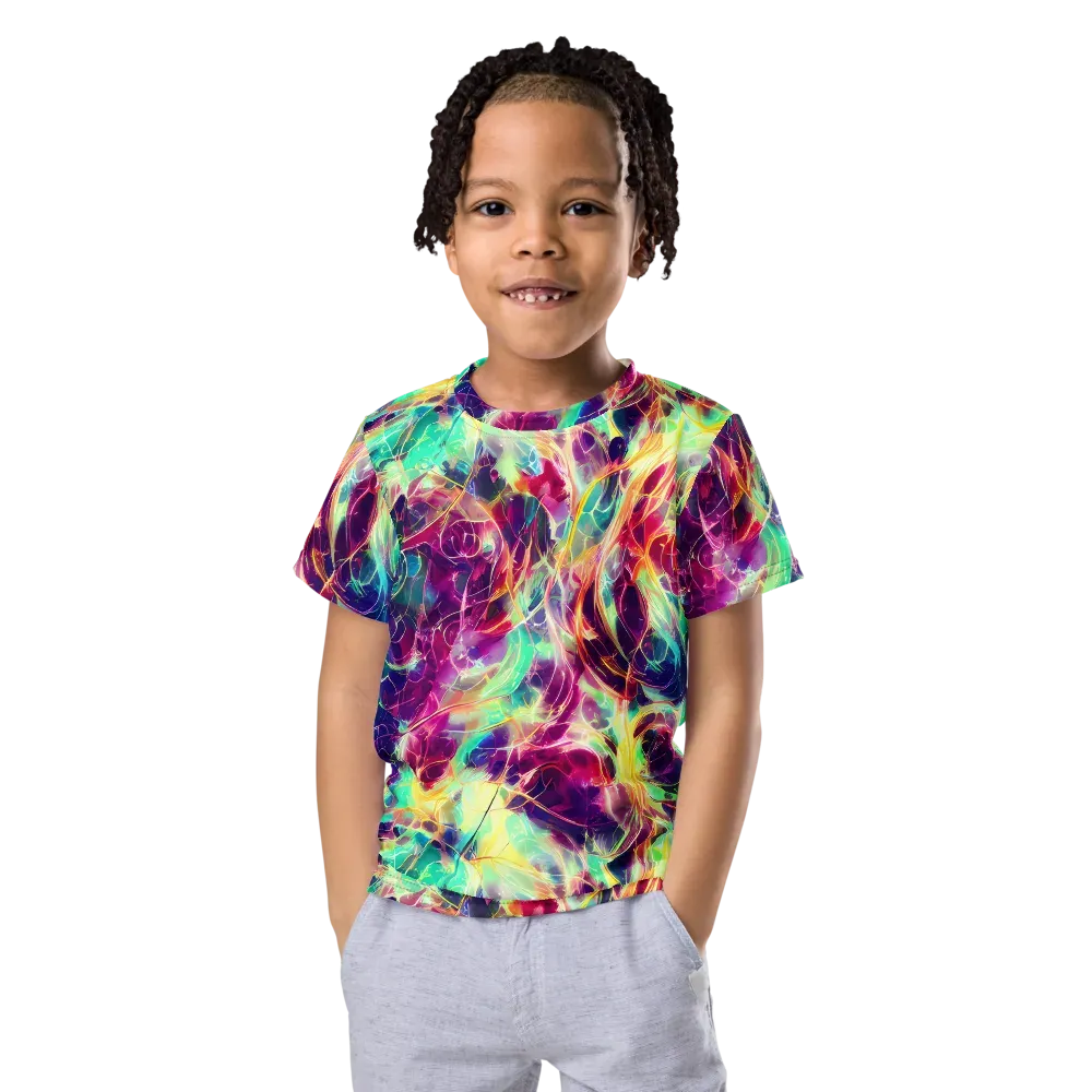 Velvet Radiance on Kids Crew Neck T-Shirt — Front