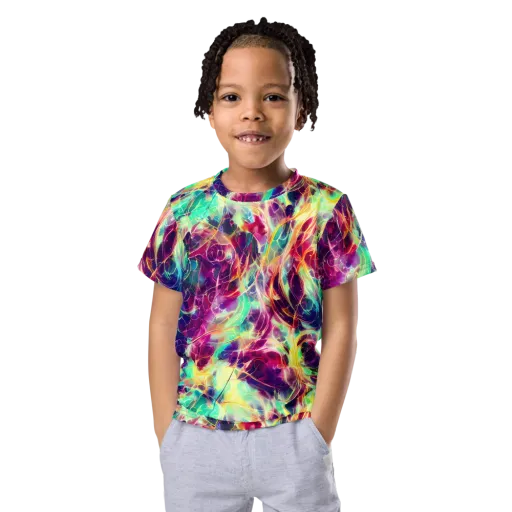 Velvet Radiance on a Kids Crew Neck T-Shirt