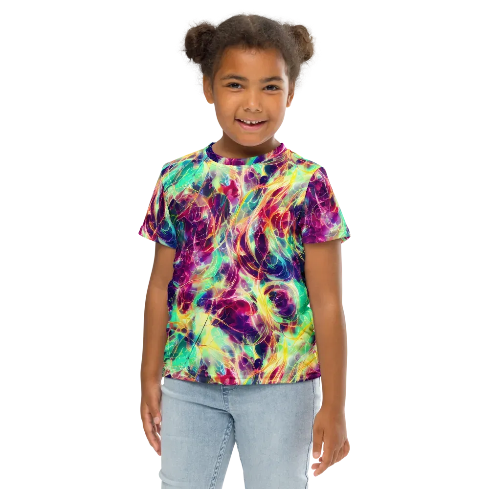 Velvet Radiance on Kids Crew Neck T-Shirt — Front
