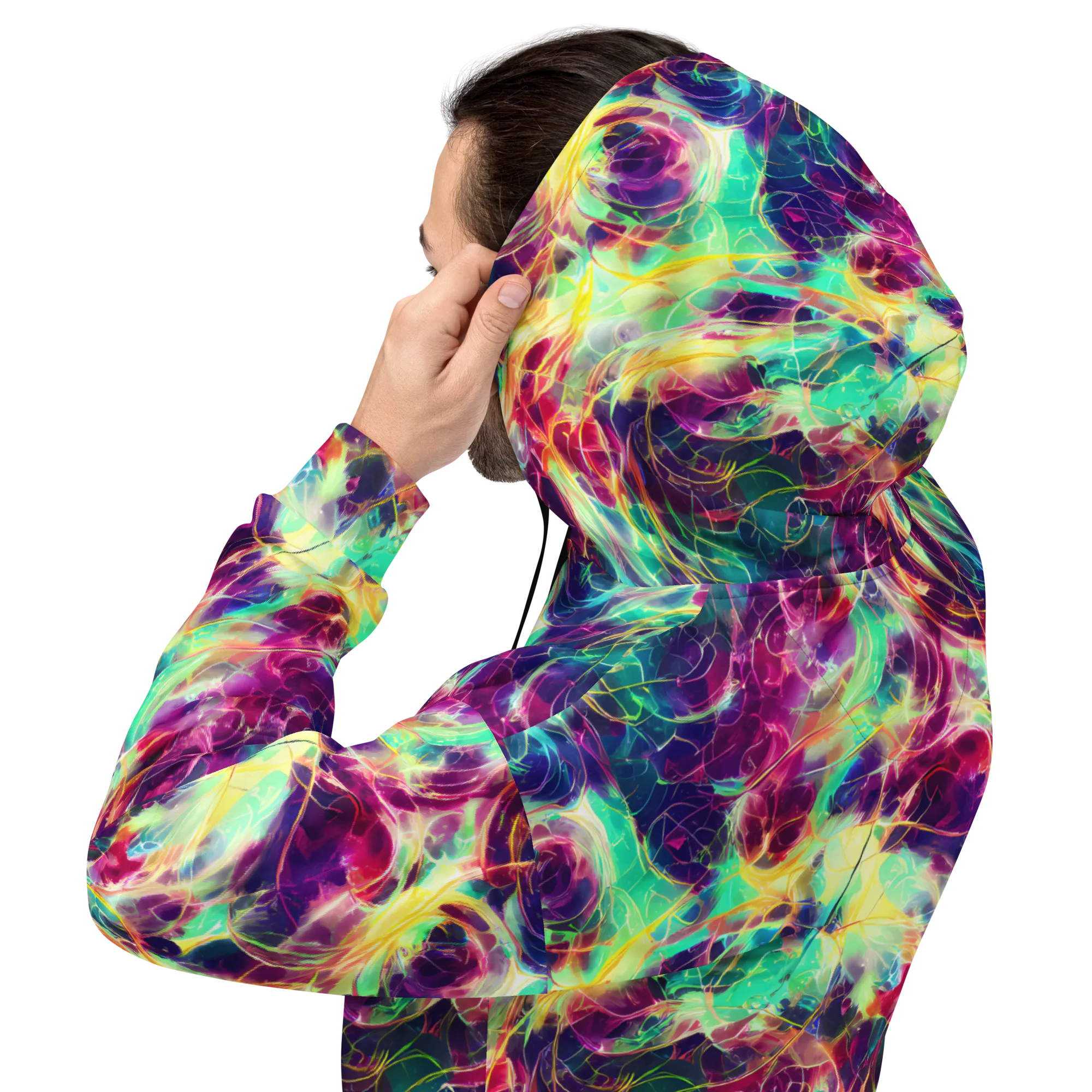 Velvet Radiance on Hoodie — Back