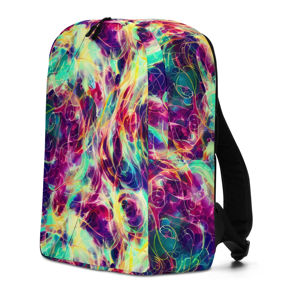 Velvet Radiance on Minimalist Backpack — Left