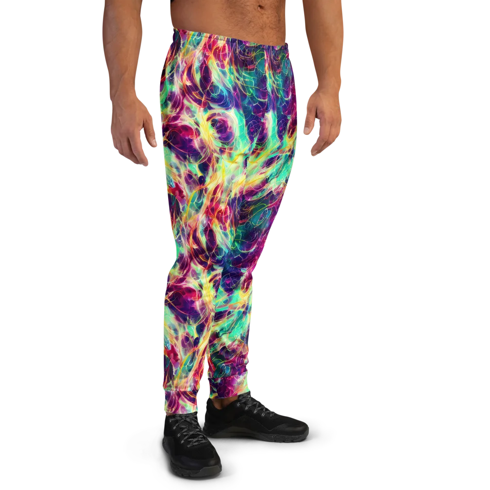 Velvet Radiance on Men's Joggers — Right