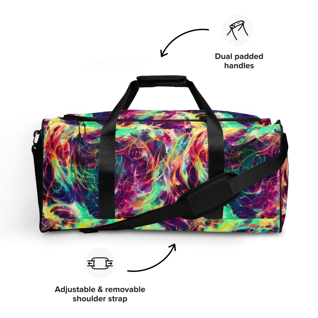 Velvet Radiance on Duffle Bag — Front