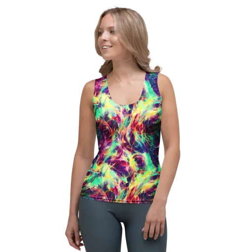 Velvet Radiance on a Women's Tank Top