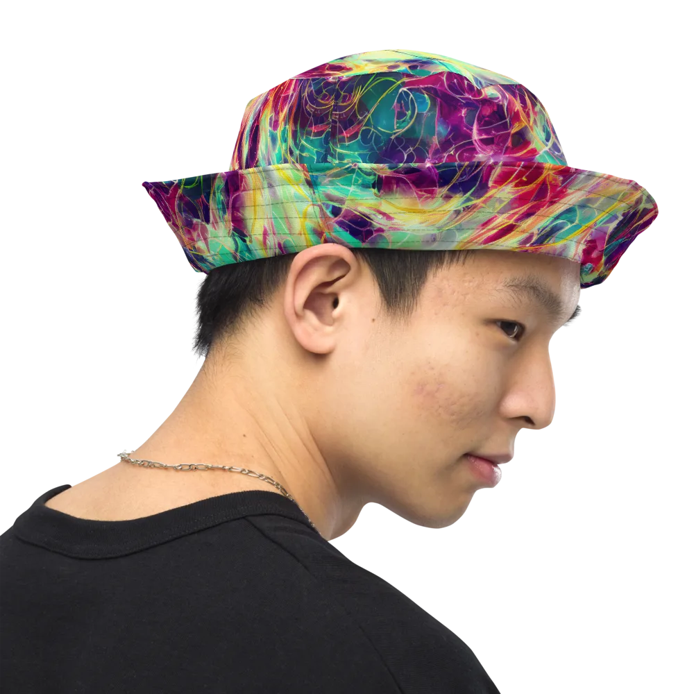 Velvet Radiance on Reversible Bucket Hat — Right Outside