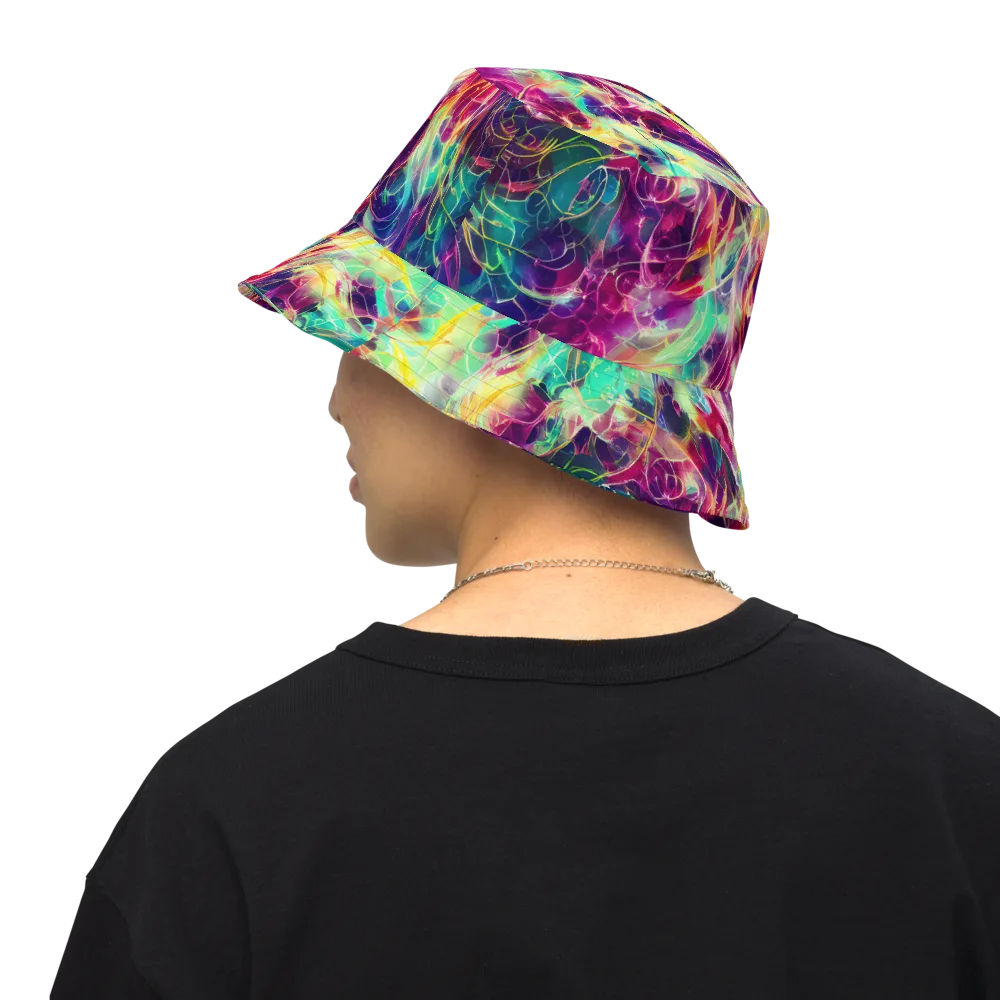 Velvet Radiance on Reversible Bucket Hat — Back Inside
