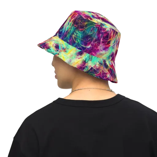 Velvet Radiance on a Reversible Bucket Hat