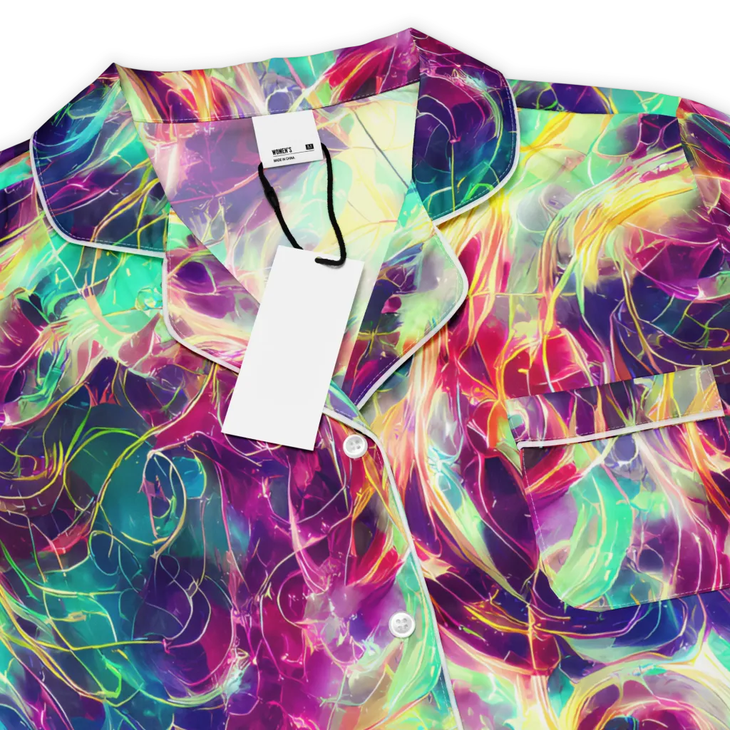 Velvet Radiance on Women's Short Sleeve Pajama Top — Product details