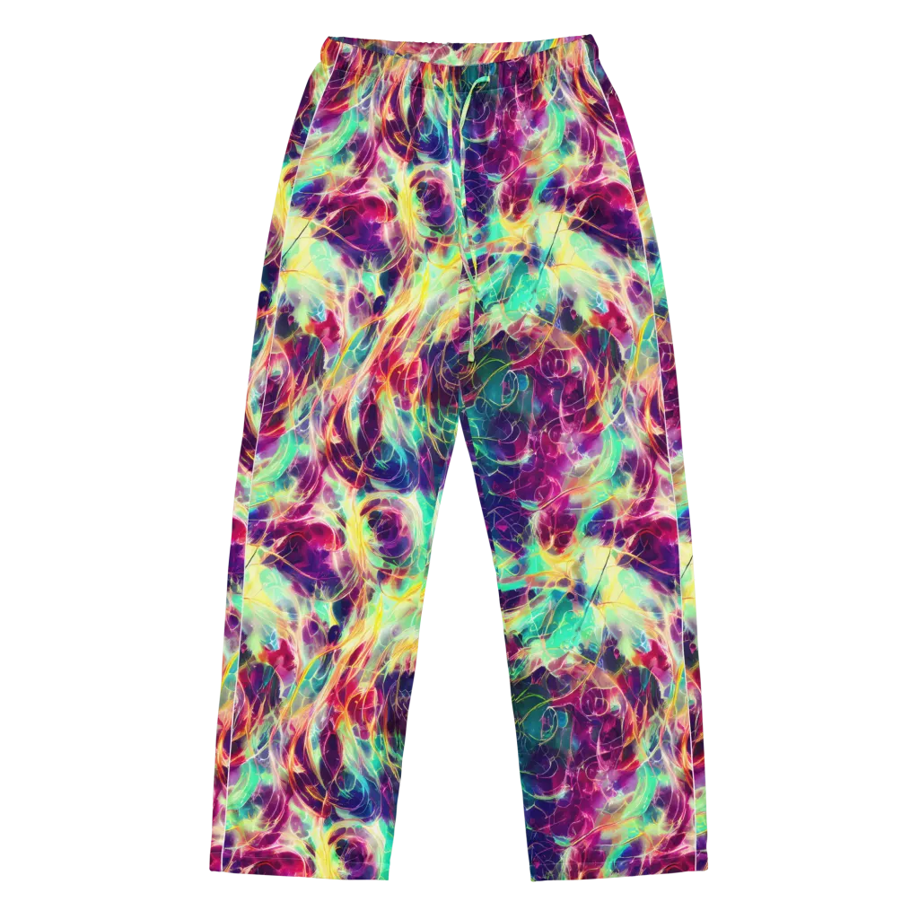 Velvet Radiance on Women's Pajama Pants — Front