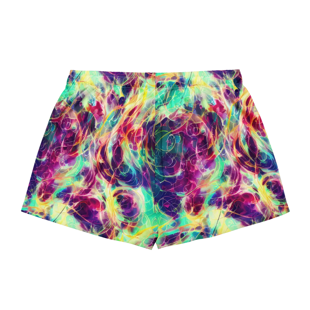 Velvet Radiance on Women's Pajama Shorts — Back