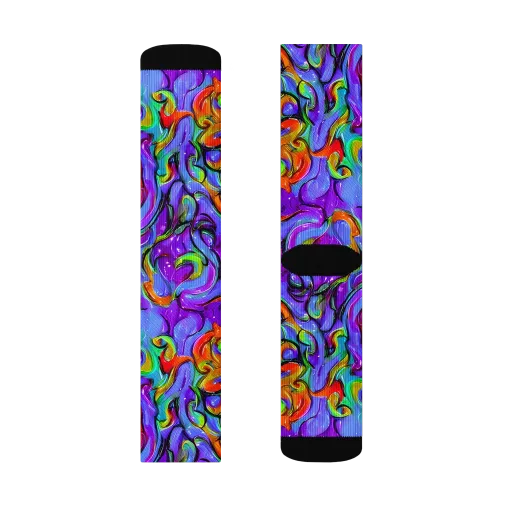 Vivid Meltdown on a Socks